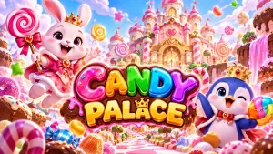 Logo OK33 CANDY PALACE cho gaming và casino trực tuyến